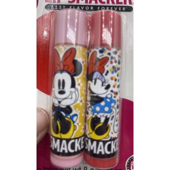 Disney Minnie Mouse Lip Balm  Smackers 2 Pack Cotton Candy Easter Basket Lot 4 - Picture 10 of 11